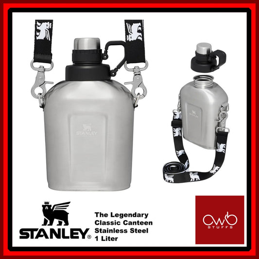 Stanley - Legendary Classic Canteen - Stainless Steel  - 1li