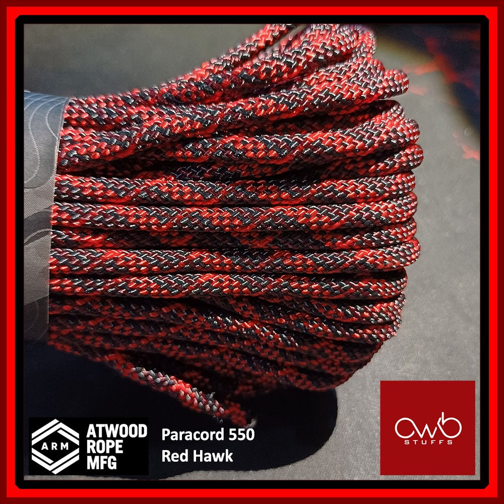 Atwood USA - Paracord 550 - 10ft Length - Set 4 of 5 (Special Exclusive Pattern Set 1)