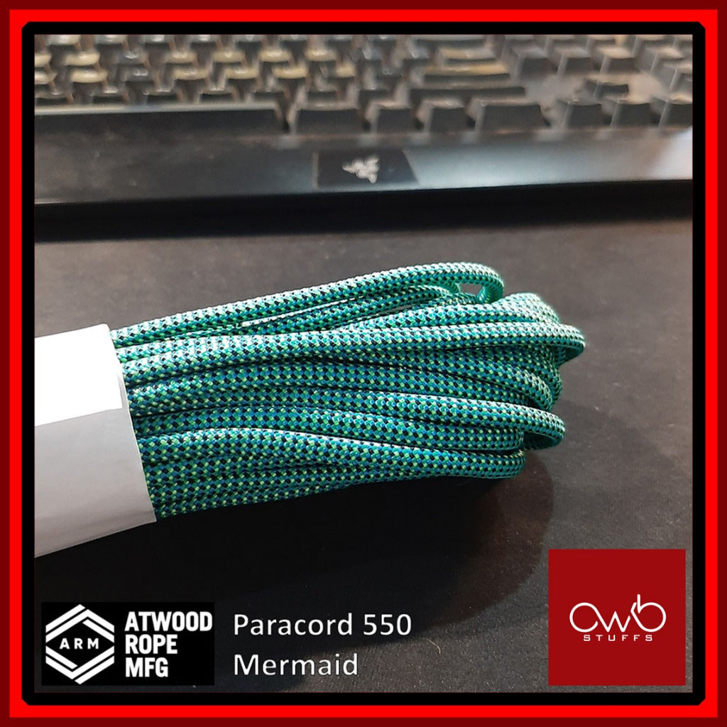 Atwood USA - Paracord 550 - 10ft Length - Set 4 of 5 (Special Exclusive Pattern Set 1)