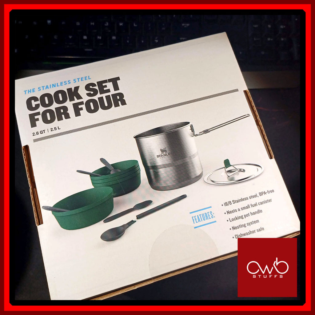 Stanley - Adventure 4 Person Cookset - Cook Set for Four