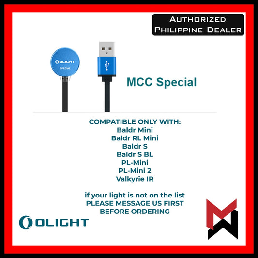 Olight MCC Special USB Charging Cable Dock - for PL Mini  / PL Mini 2 / Baldr Mini / Baldr S