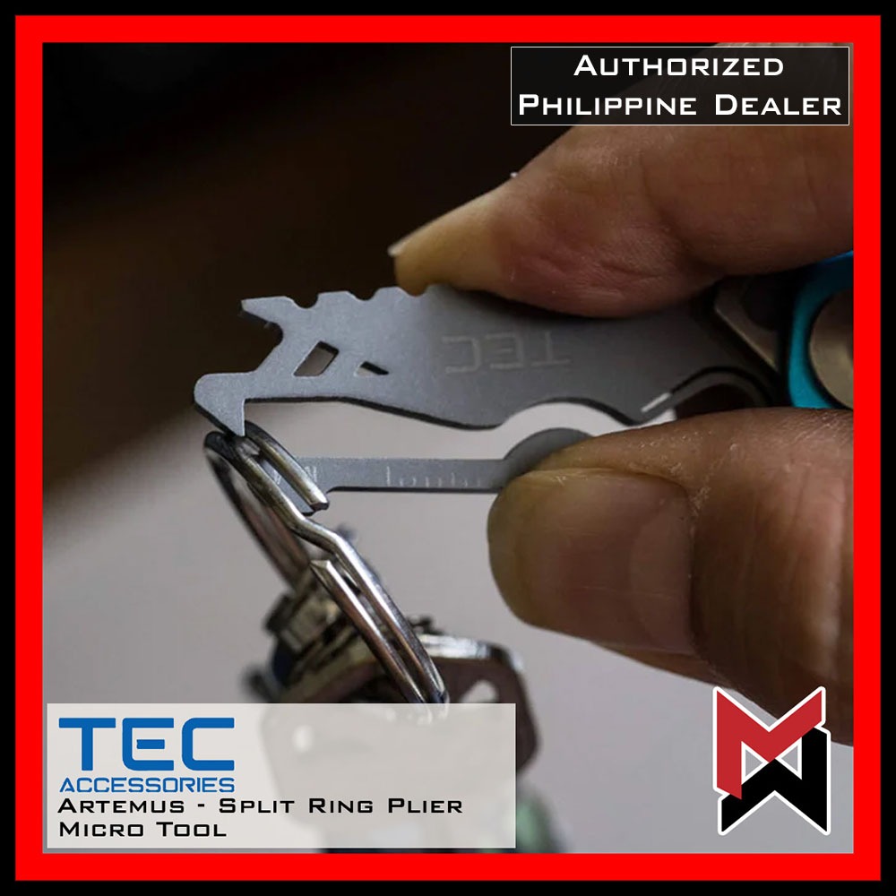 TEC - Ti Artemus - Titanium Split Ring Plier Micro-tool - Package Opener TEC Accessories