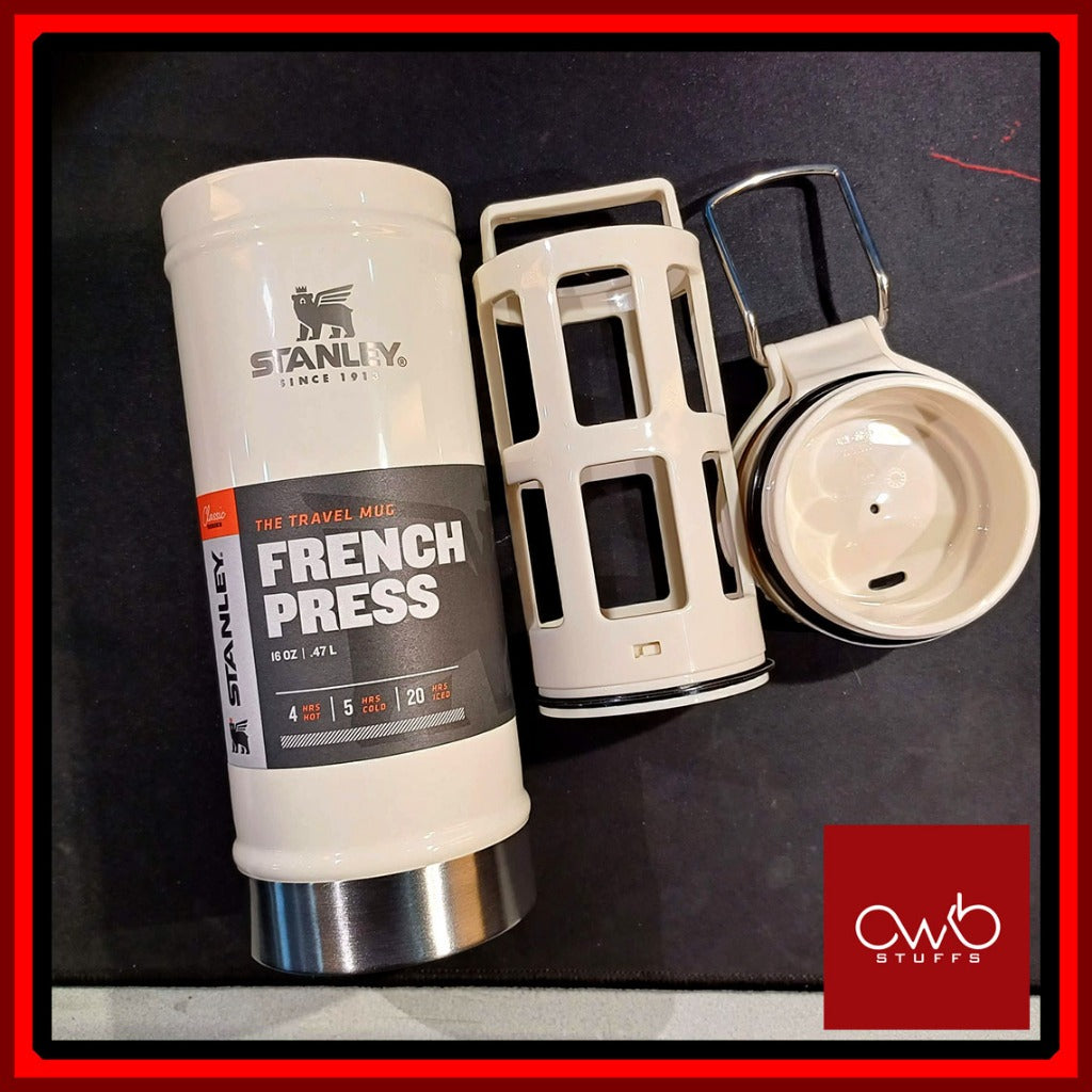 Stanley - Classic Travel Mug French Press - Cream Gloss