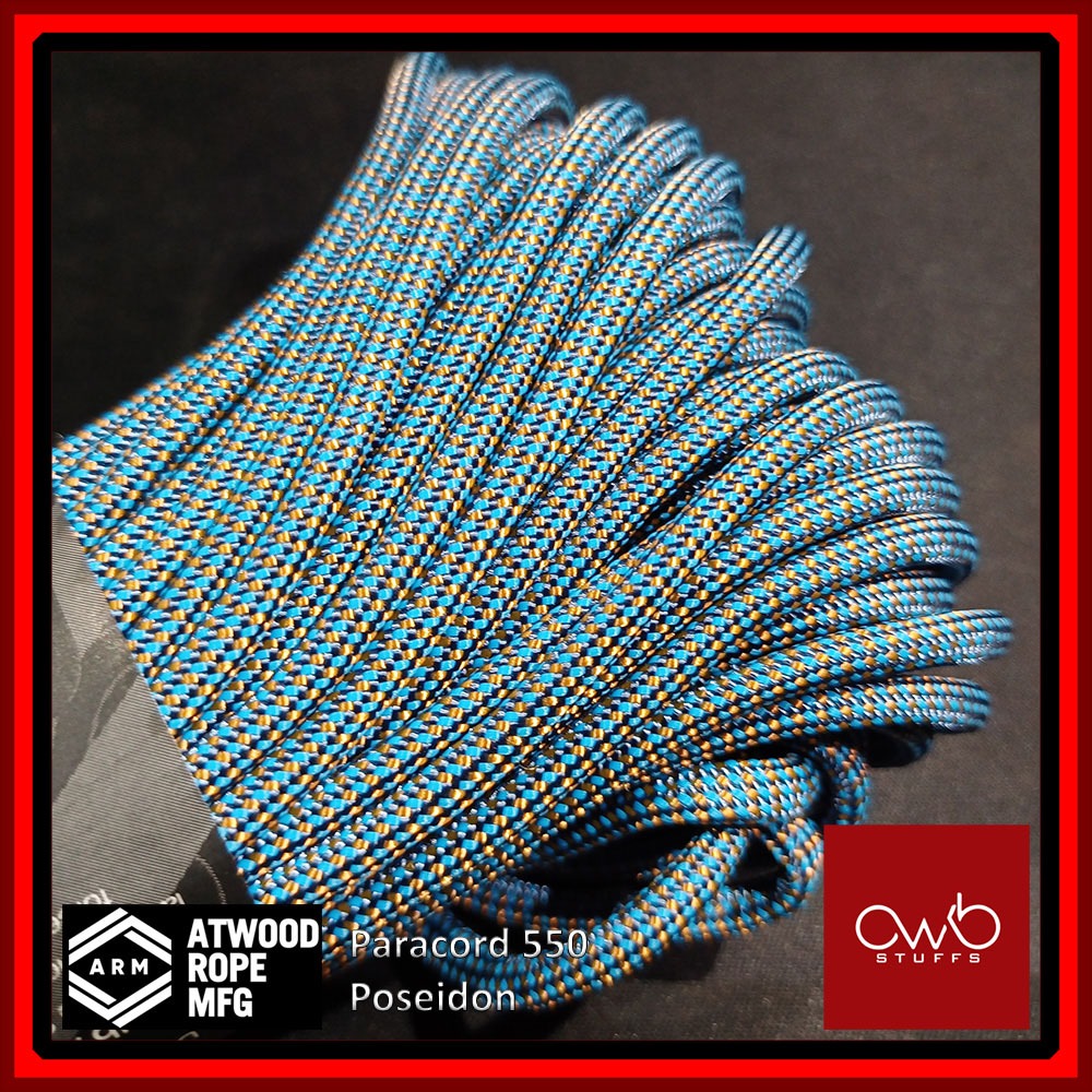 Atwood USA - Paracord 550 - 10ft Length - Set 4 of 5 (Special Exclusive Pattern Set 1)