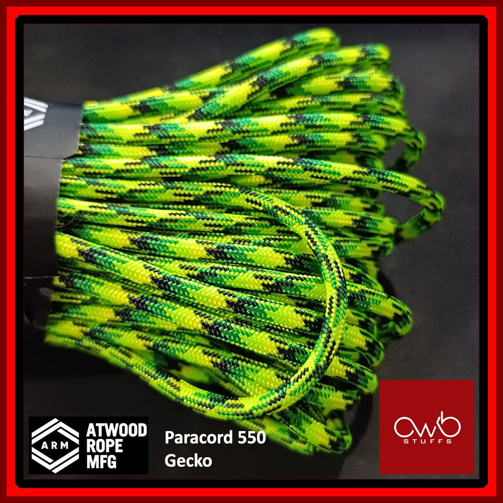 Atwood USA - Paracord 550 - 10ft Length - Set 1 of 4