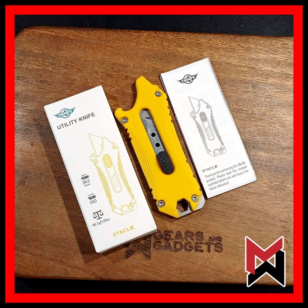 Olight - Otacle  - Yellow - Utility Knife Blade Box Cutter Multitool