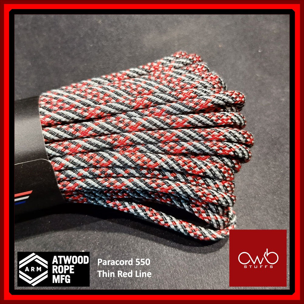 Atwood USA - Paracord 550 - 10ft Length - Set 4 of 5 (Special Exclusive Pattern Set 1)