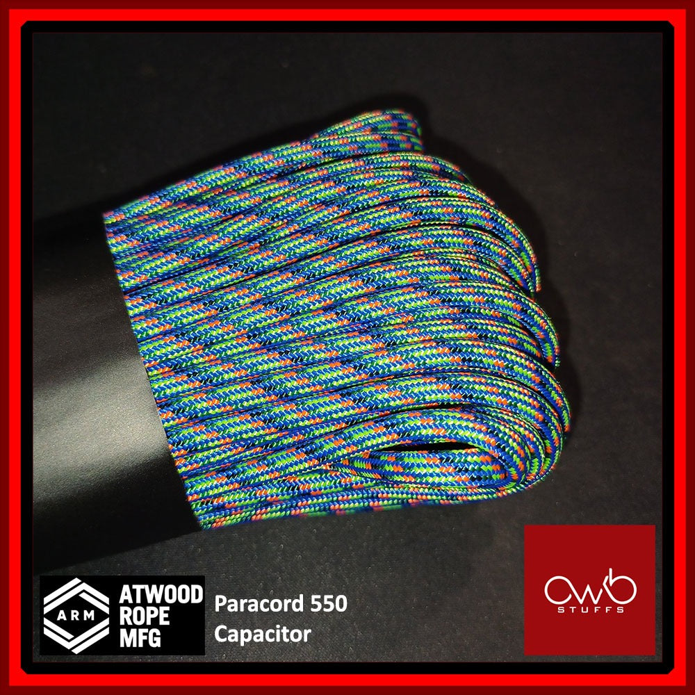 Atwood USA - Paracord 550 - 10ft Length - Set 4 of 5 (Special Exclusive Pattern Set 1)