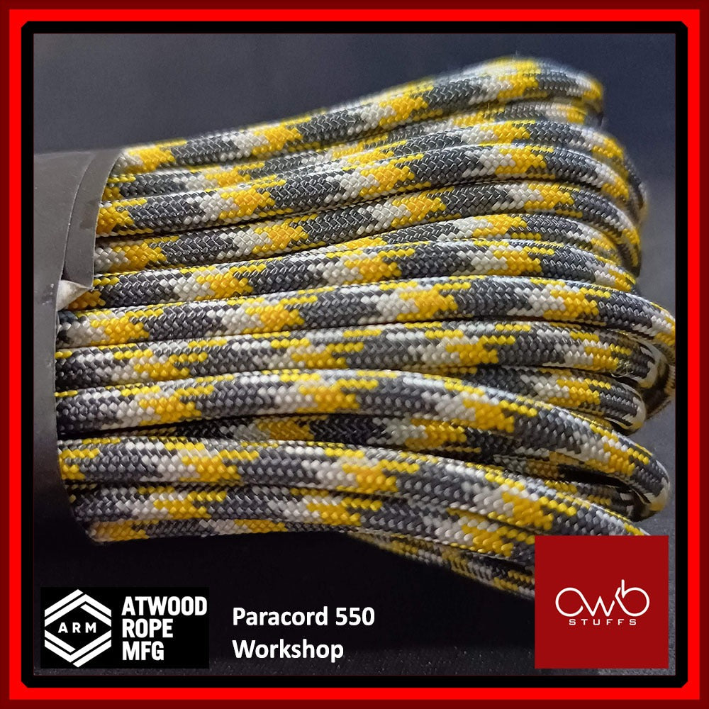 Atwood USA - Paracord 550 - 10ft Length - Set 4 of 5 (Special Exclusive Pattern Set 1)