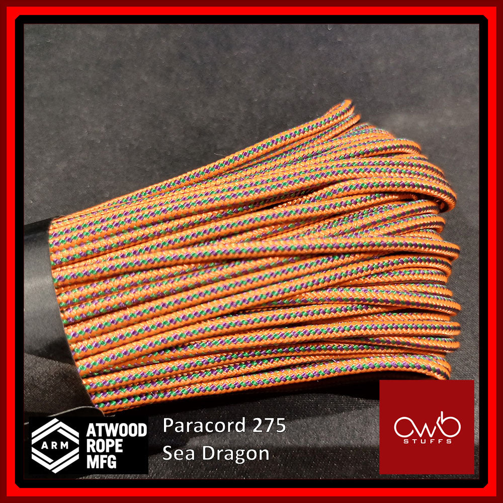 ATWOOD USA - Tactical Cord 275 - Set 2 of 2 (Special Pattern Set) - Paracord 3/32 4 Strand