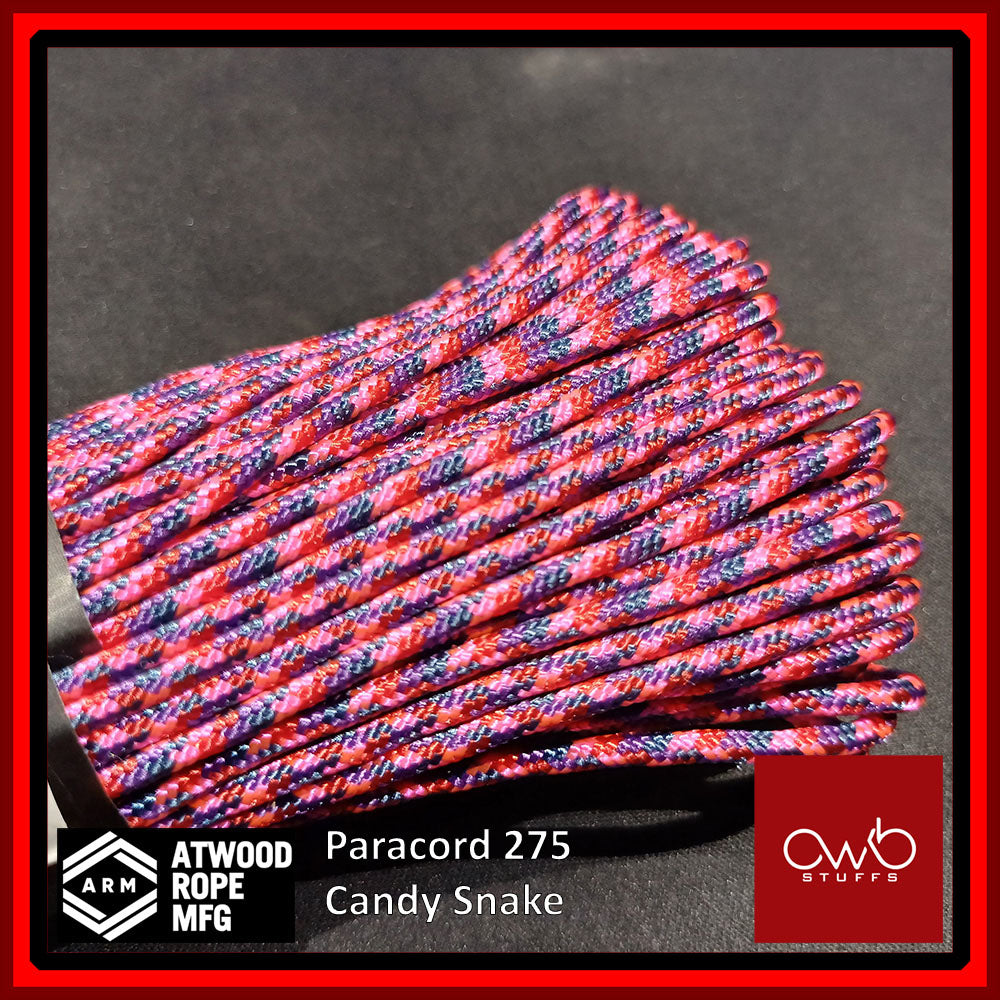 ATWOOD USA - Tactical Cord 275 - Set 2 of 2 (Special Pattern Set) - Paracord 3/32 4 Strand