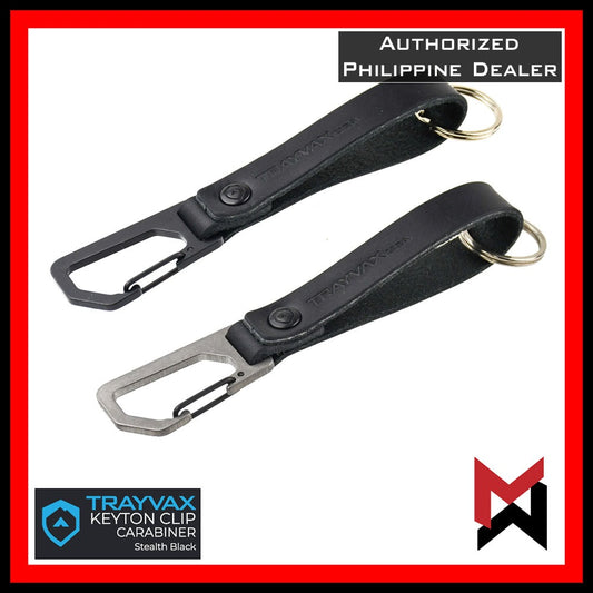 Trayvax Keyton Clip Carabiner - Stealth Black - Keychain