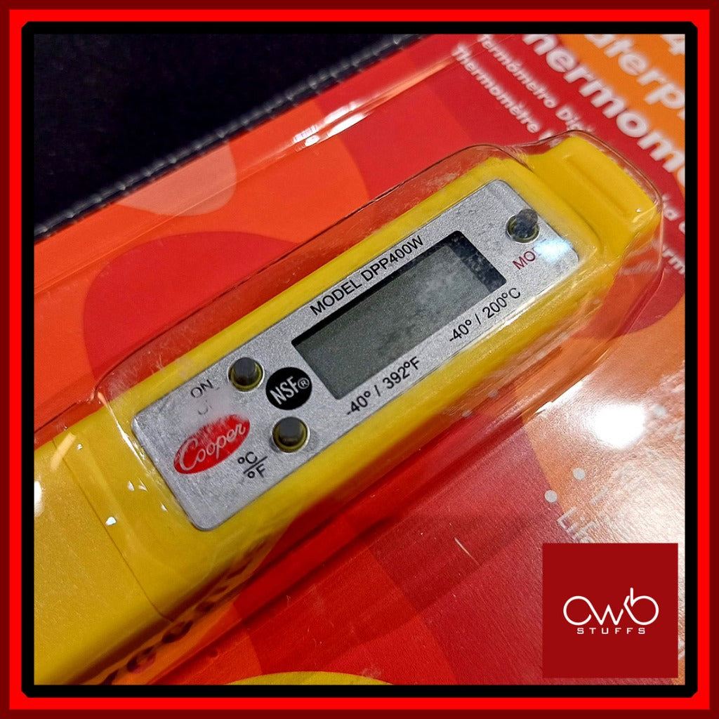 Cooper Atkins DPP400W Digital Pen Type Pocket Food Thermometer