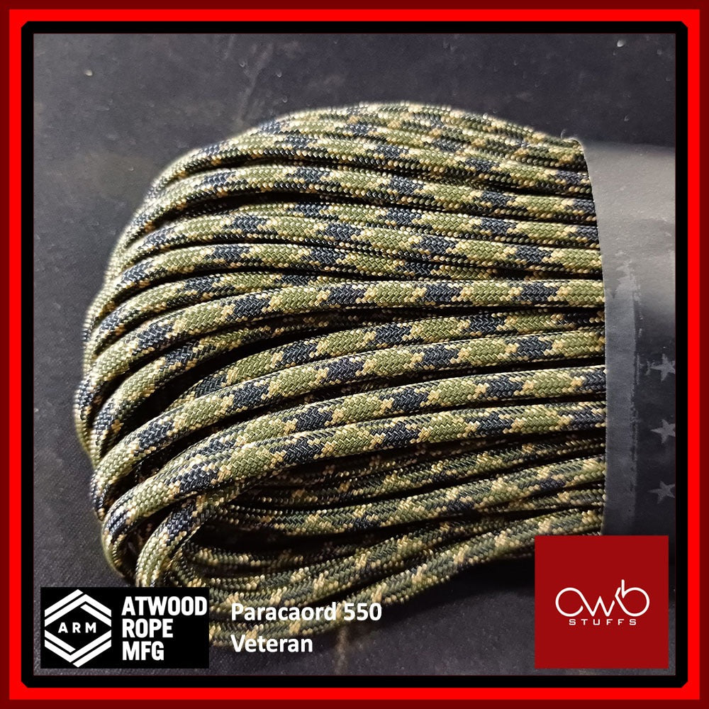 Atwood USA - Paracord 550 - 10ft Length - Set 1 of 4