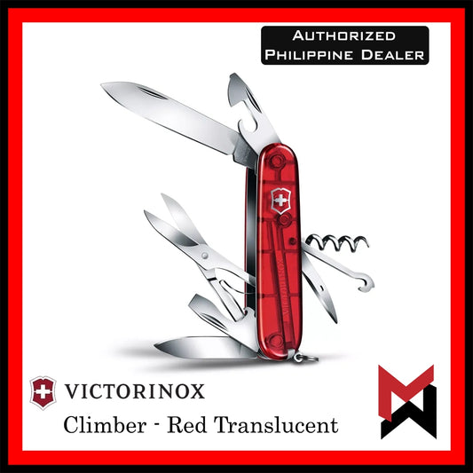Victorinox Climber - Red Translucent 1.3703.T