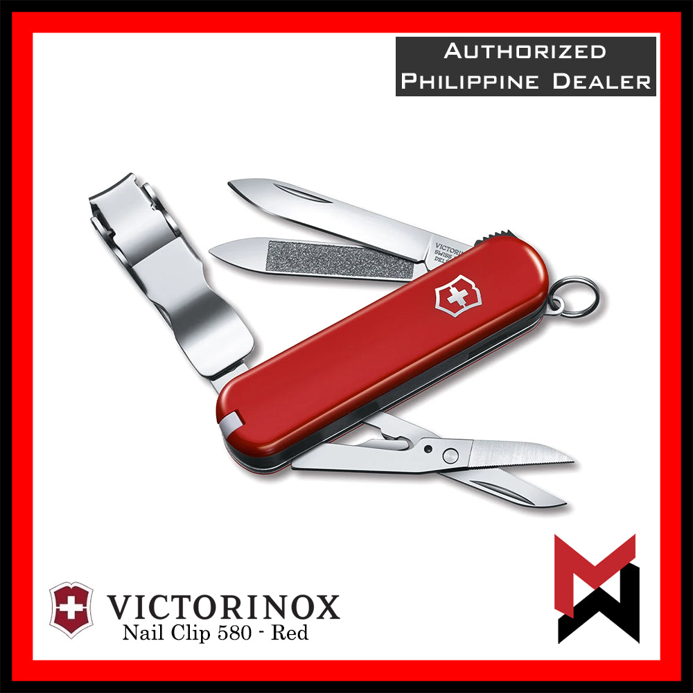 Victorinox Nail Clip 580 RED Nail Cutter / Nail Clipper Swiss Army Knife