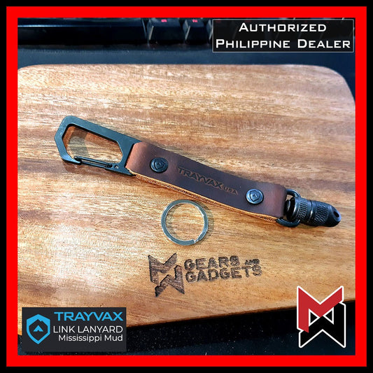 Trayvax Link Lanyard - Mississippi Mud - For Trayvax Wallet