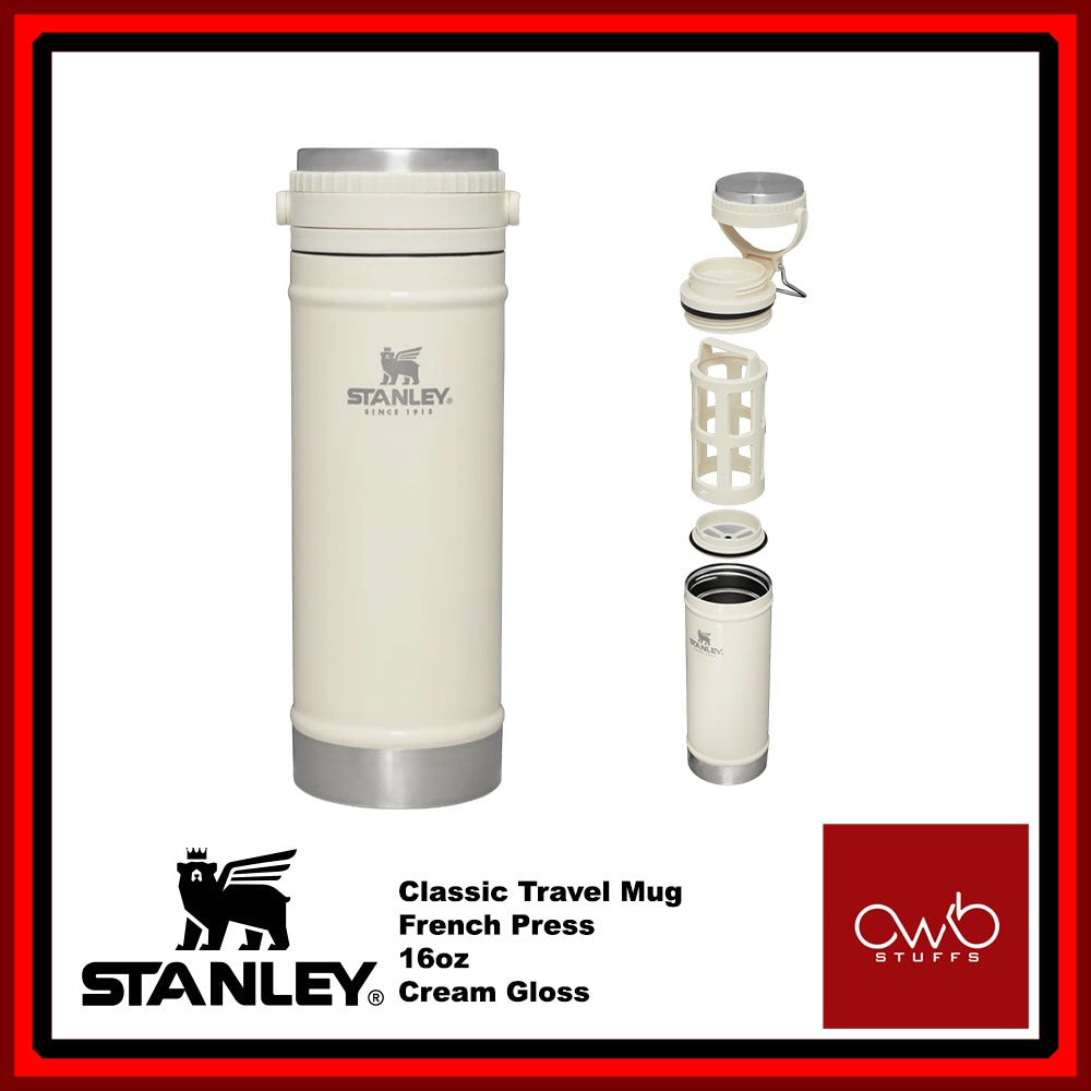 Stanley - Classic Travel Mug French Press - Cream Gloss