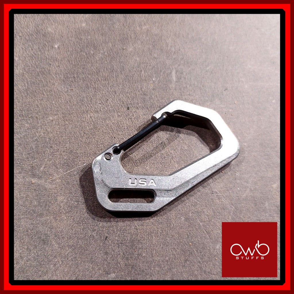 Trayvax Carabiner - Titanium Ti