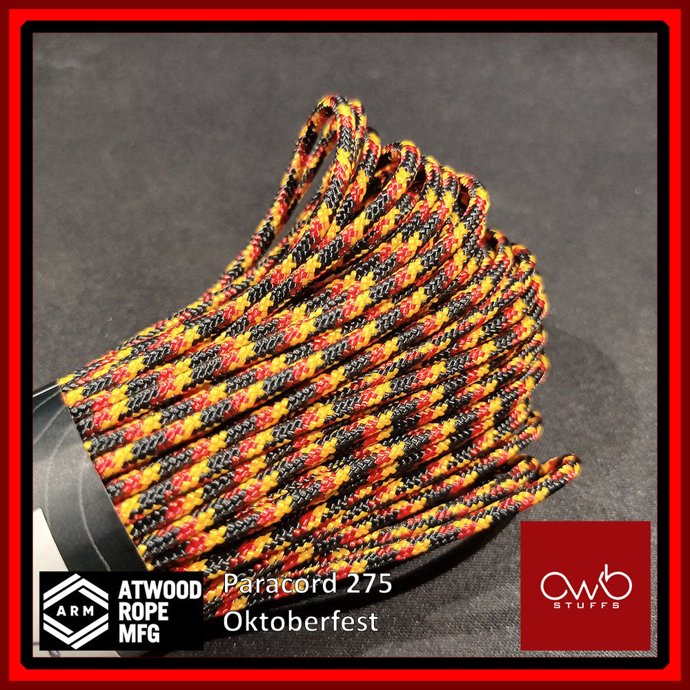 ATWOOD USA - Tactical Cord 275 - Set 2 of 2 (Special Pattern Set) - Paracord 3/32 4 Strand