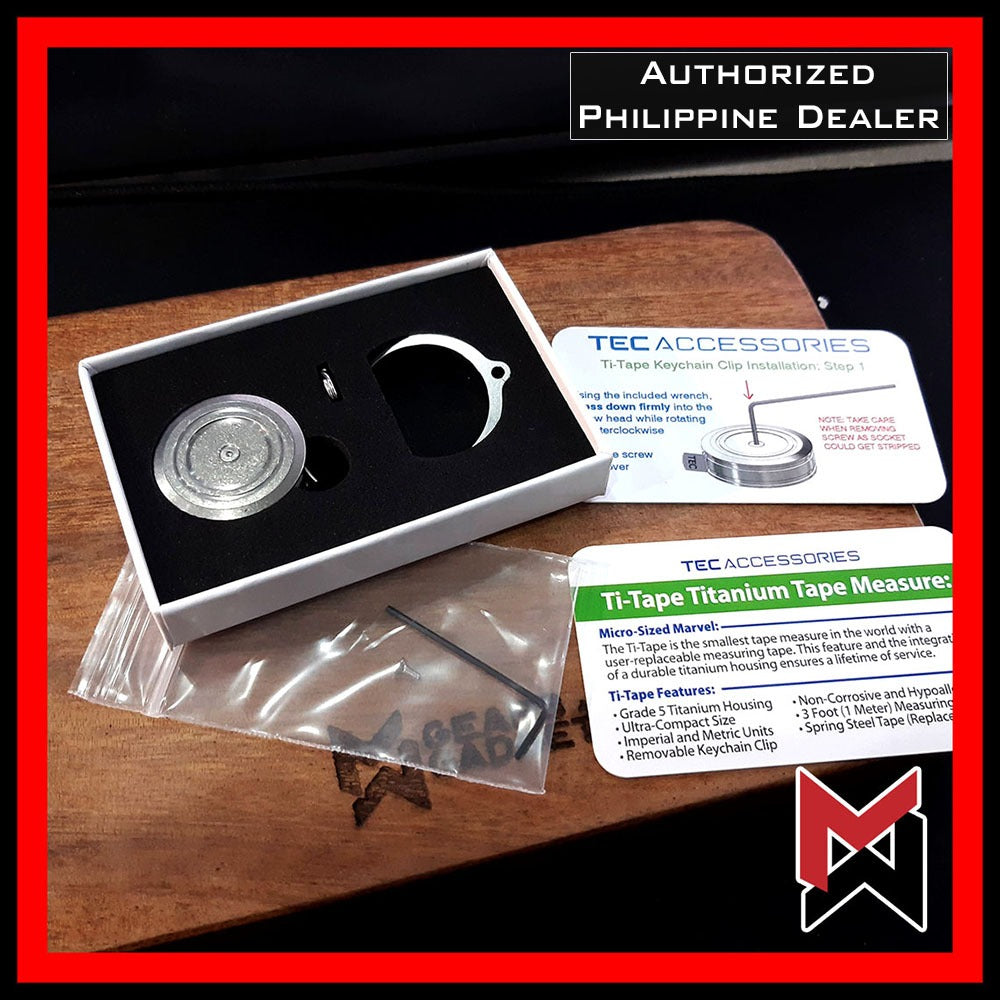 TEC - Ti Titanium Tape Measure - Stonewash - TEC Accessories