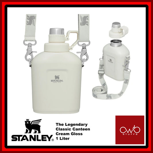 Stanley - Legendary Classic Canteen  - Cream Goss White - 1li