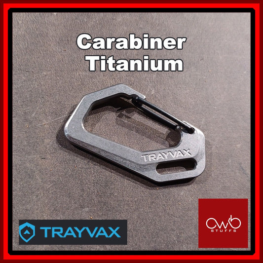 Trayvax Carabiner - Titanium Ti