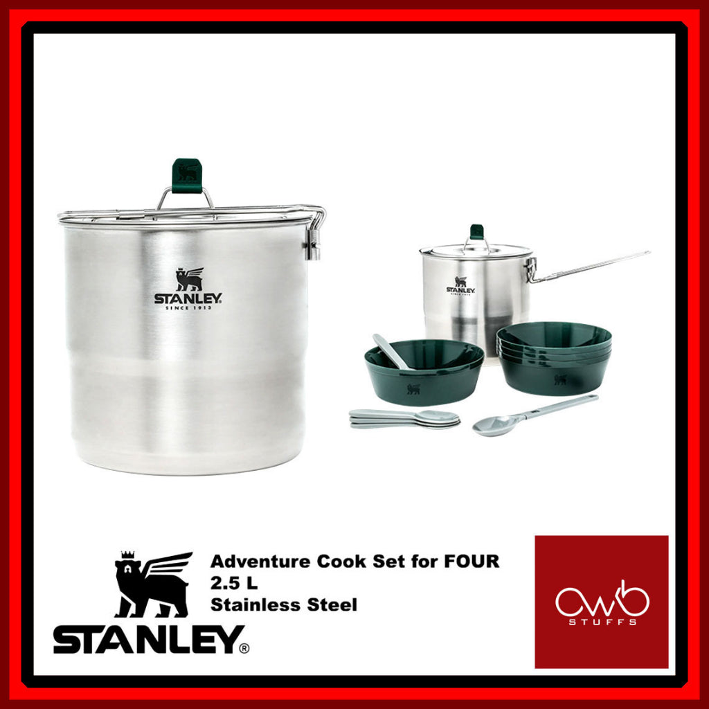 Stanley - Adventure 4 Person Cookset - Cook Set for Four