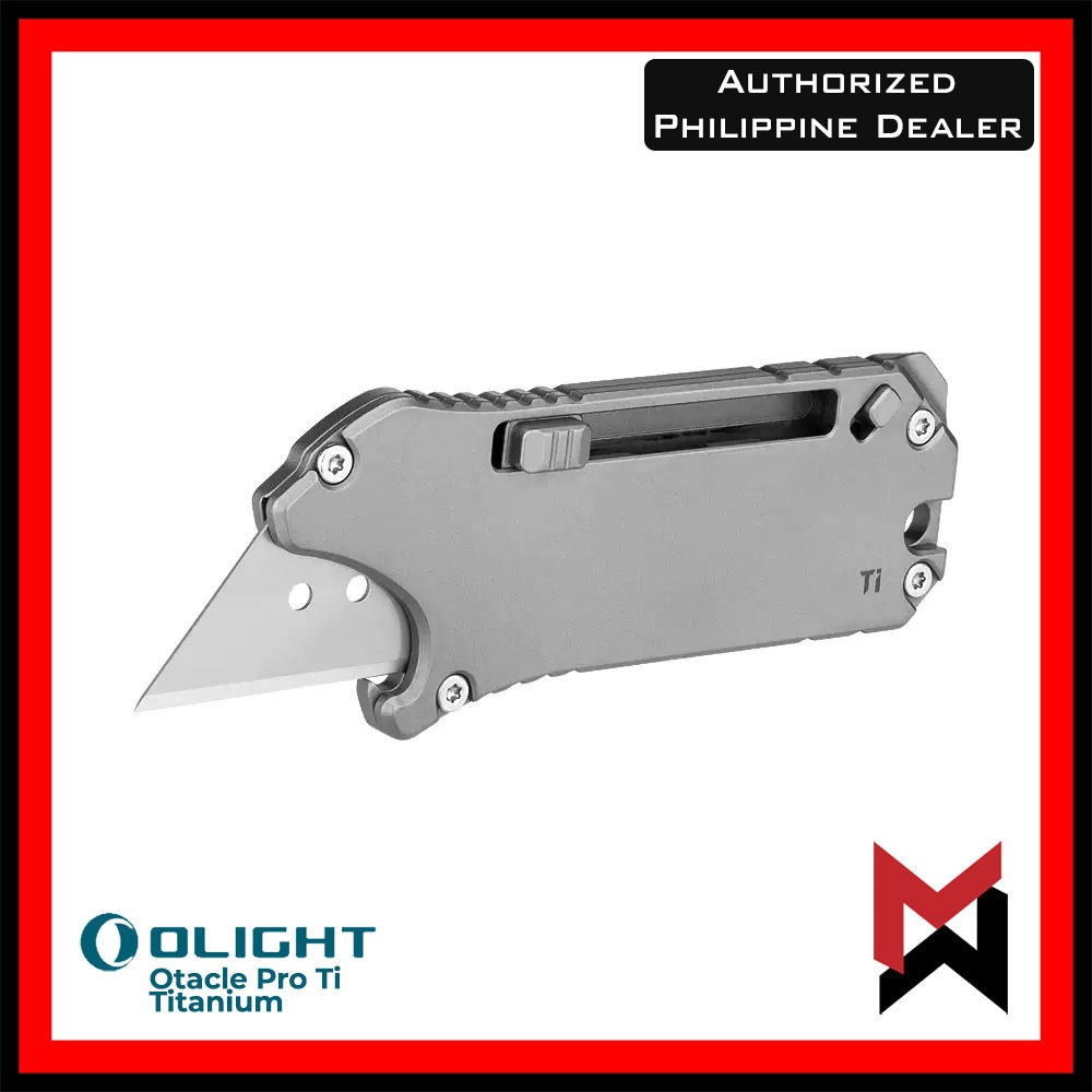 Olight Otacle Pro Ti - Titanium - Utility Knife Blade Box Cutter Multitool