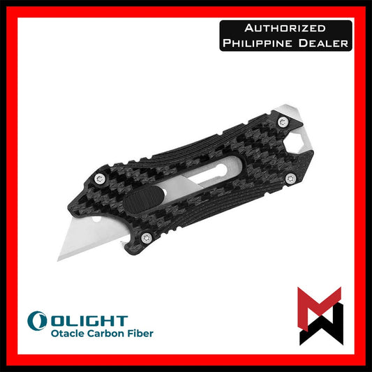 Olight Otacle - Carbon Fiber - Utility Knife Blade Box Cutter Multitool