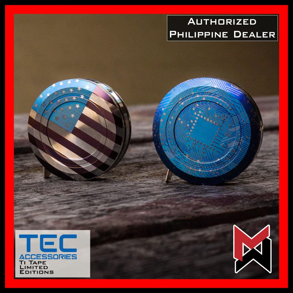 TEC - Ti Titanium Tape Measure - US Flag / PCB - Limited Exclusive Edition TEC Accessories