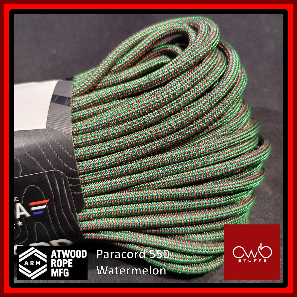 Atwood USA - Paracord 550 - 10ft Length - Set 5 of 5 (Special Exclusive Pattern Set 2)