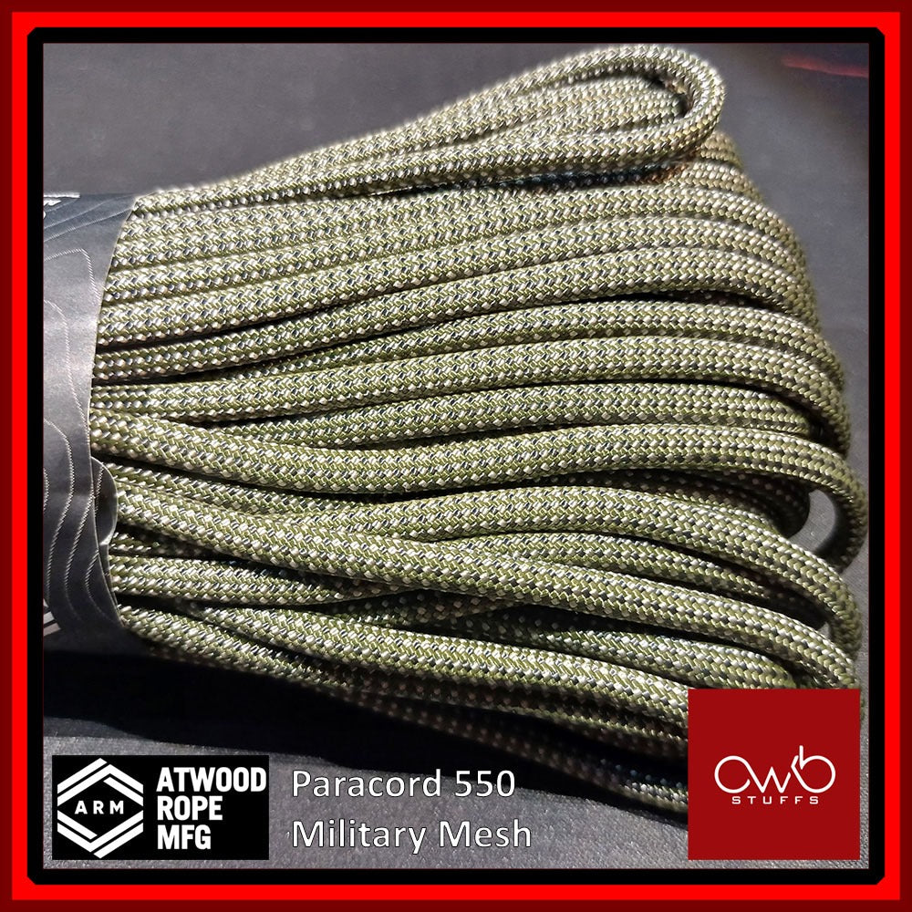 Atwood USA - Paracord 550 - 10ft Length - Set 1 of 4