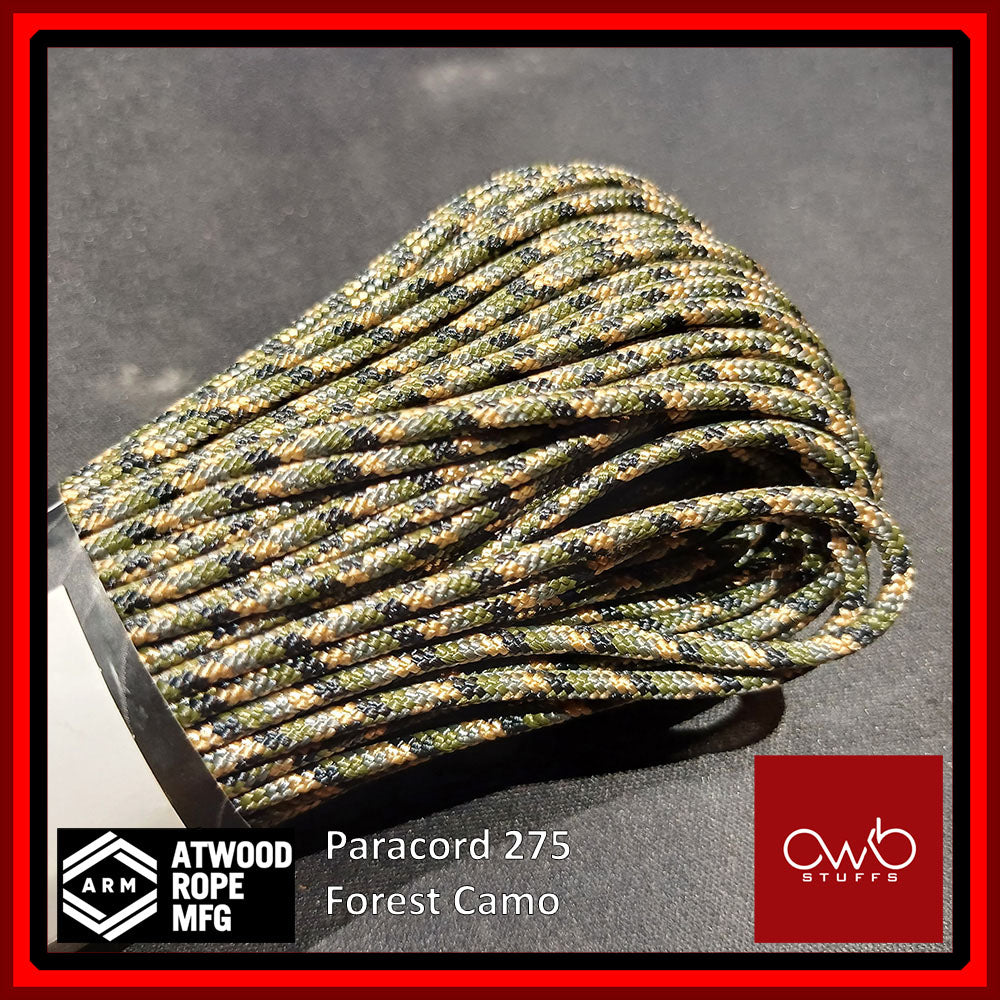 ATWOOD USA - Tactical Cord 275 - Set 2 of 2 (Special Pattern Set) - Paracord 3/32 4 Strand