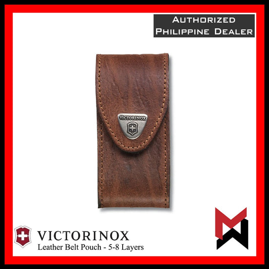 Victorinox - Leather Belt Pouch 4.0545 - Brown - 5-8 Layers