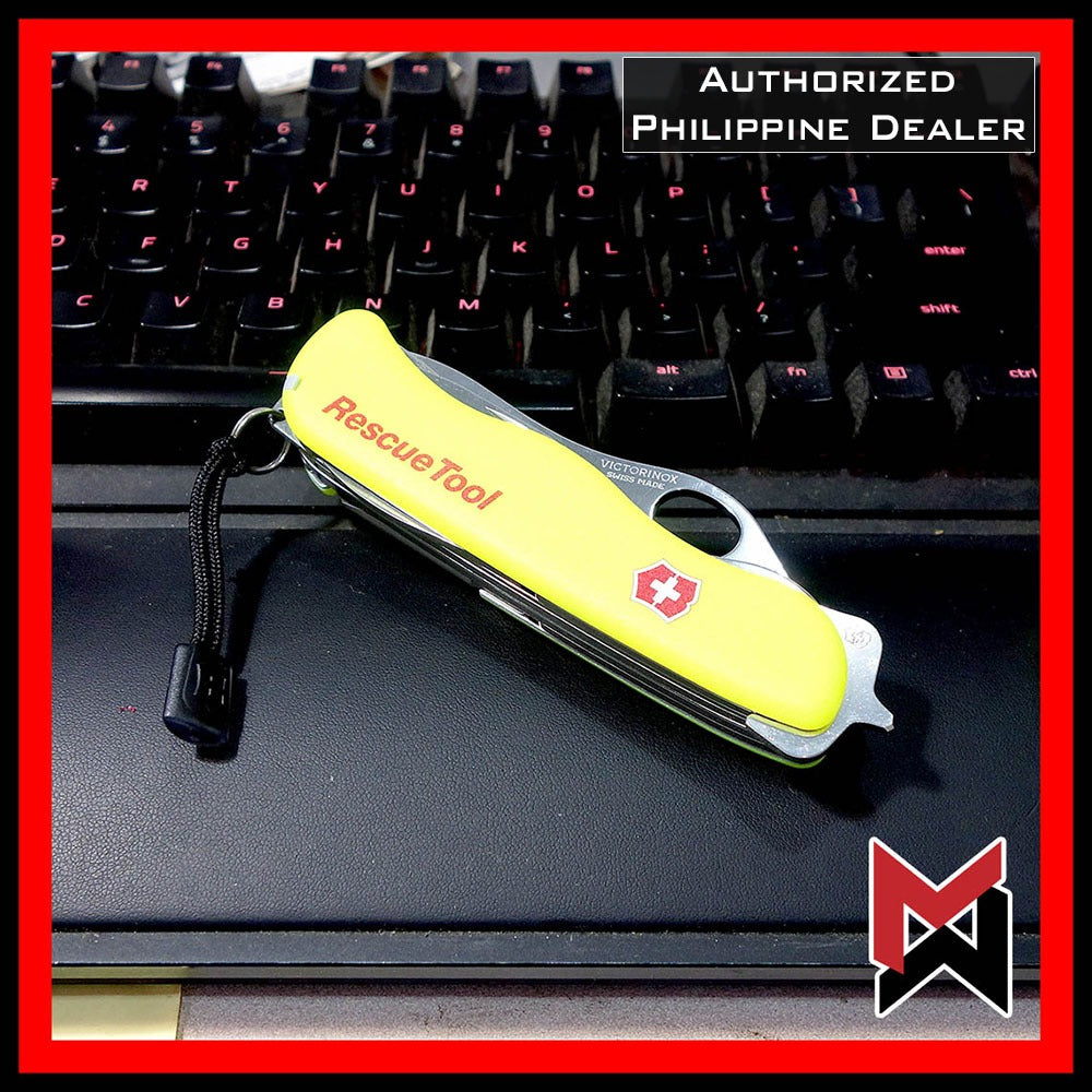 Victorinox RescueTool Rescue Tool Yellow w/ Red Nylon Pouch