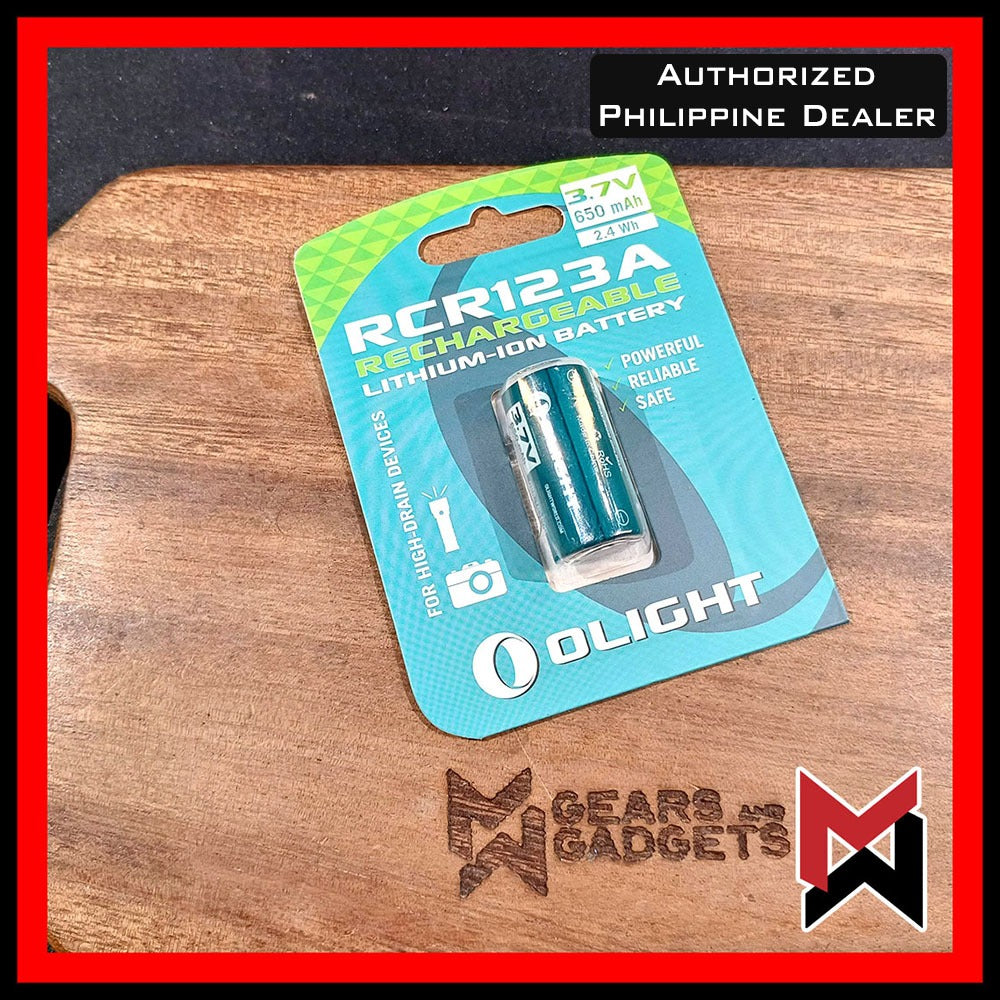 Olight RCR123A 16340 Rechargeable Battery 650mah Li-ion Protected - ORB-163P06