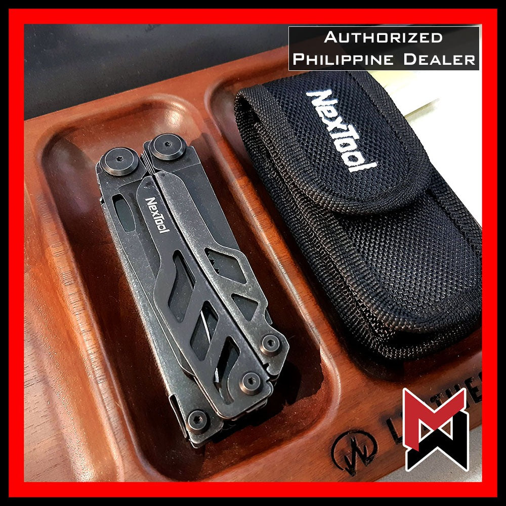 NexTool Flagship PRO Dark Edition - Black w/ Nylon Pouch