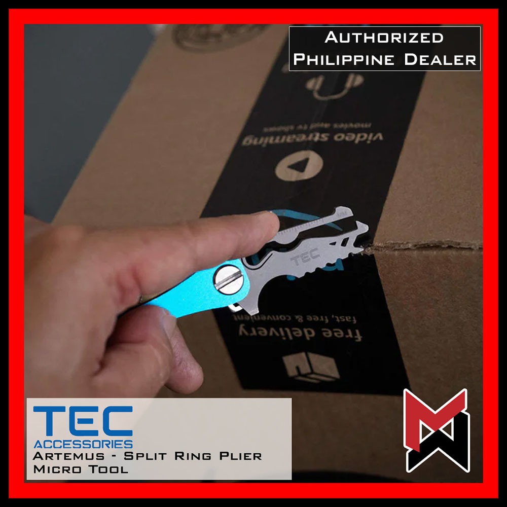 TEC - Ti Artemus - Titanium Split Ring Plier Micro-tool - Package Opener TEC Accessories