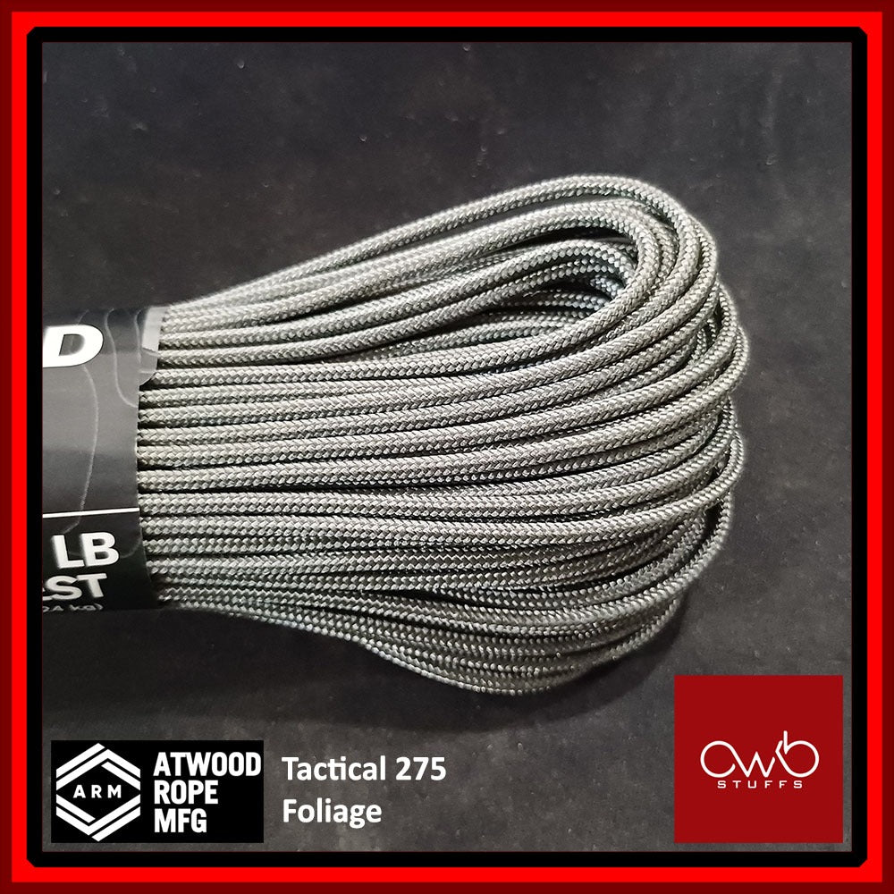 ATWOOD USA - Tactical Cord 275 - Set 1 of 2 - Paracord 3/32 4 Strand