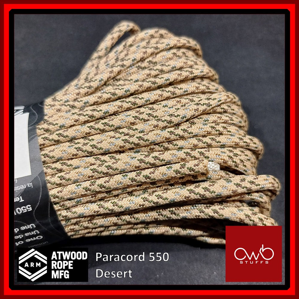 Atwood USA - Paracord 550 - 10ft Length - Set 2 of 4