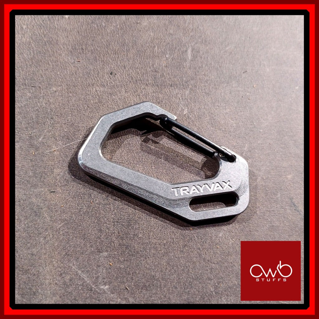 Trayvax Carabiner - Titanium Ti