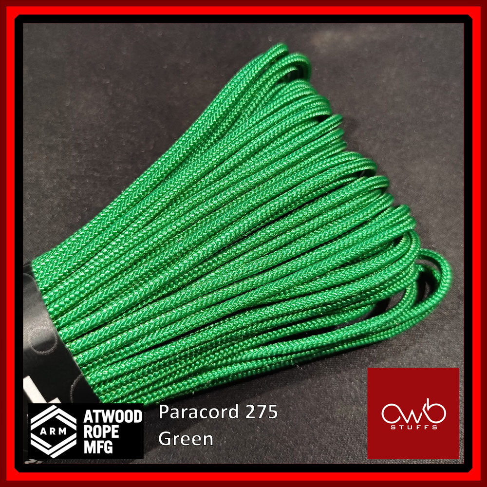 ATWOOD USA - Tactical Cord 275 - Set 1 of 2 - Paracord 3/32 4 Strand