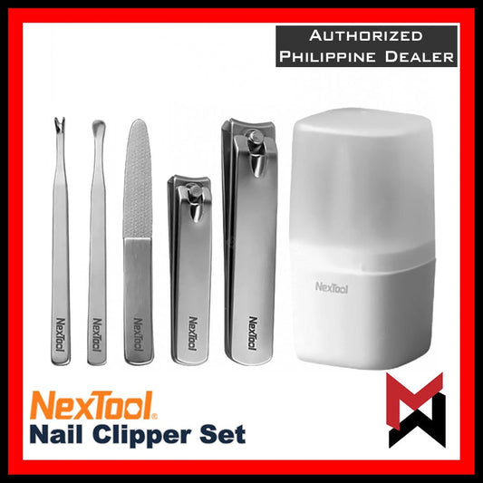 NexTool Nail Clipper Set - Dead Skin Push Ear Scoop Nail File With Storage Box Manicure Beauty Tools