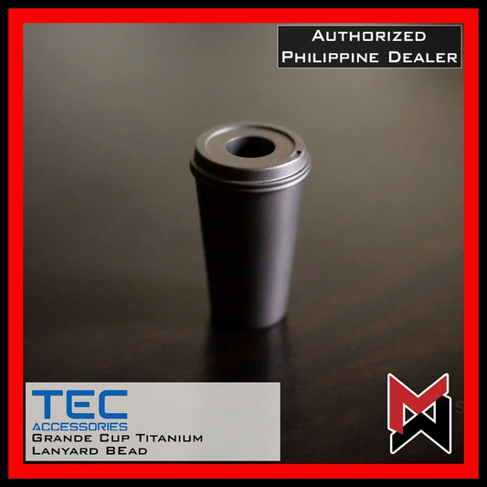 TEC - Ti Grande Cup Titanium Lanyard Bead - TEC Accessories