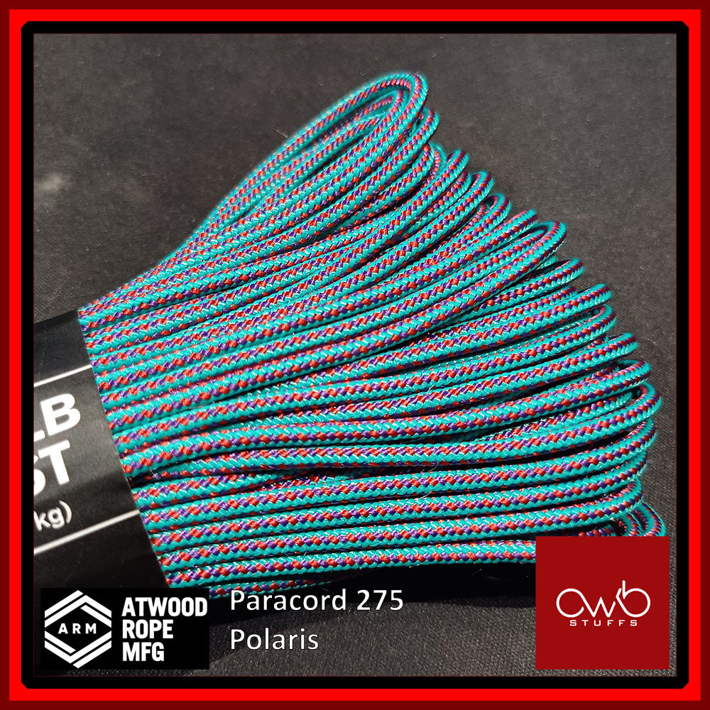 ATWOOD USA - Tactical Cord 275 - Set 2 of 2 (Special Pattern Set) - Paracord 3/32 4 Strand