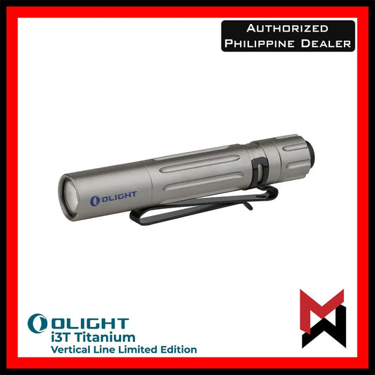 Olight i3T Titanium Ti - Vertical Line Edition - LED Flashlight