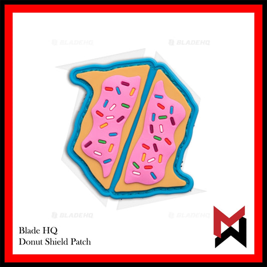 BladeHQ Donut Shield Patch Dessert Warrior Limited Edition Donut