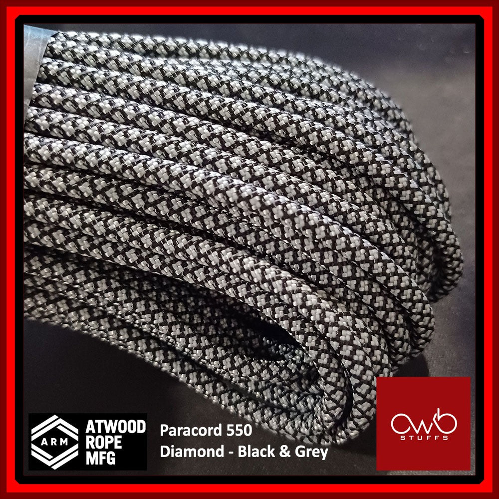 Atwood USA - Paracord 550 - 10ft Length - Set 5 of 5 (Special Exclusive Pattern Set 2)