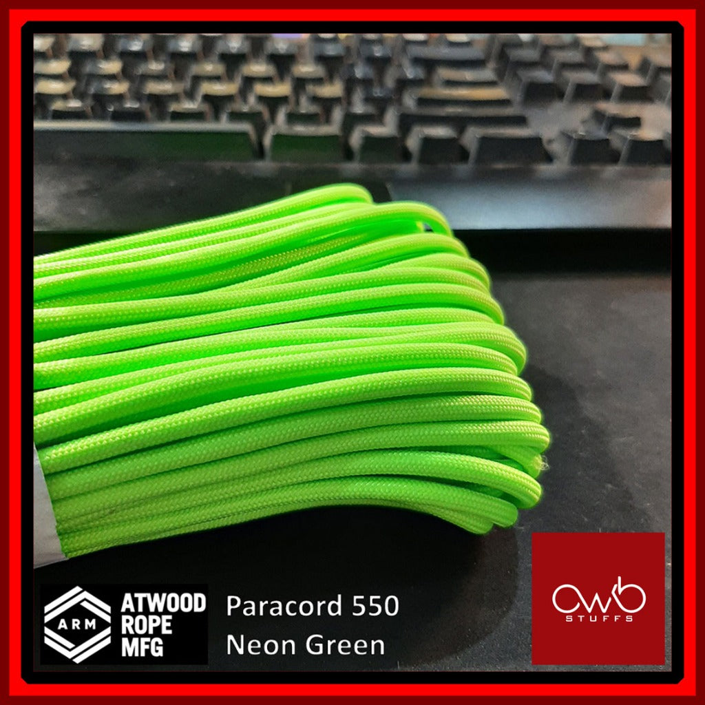 Atwood USA - Paracord 550 - 10ft Length - Set 1 of 4